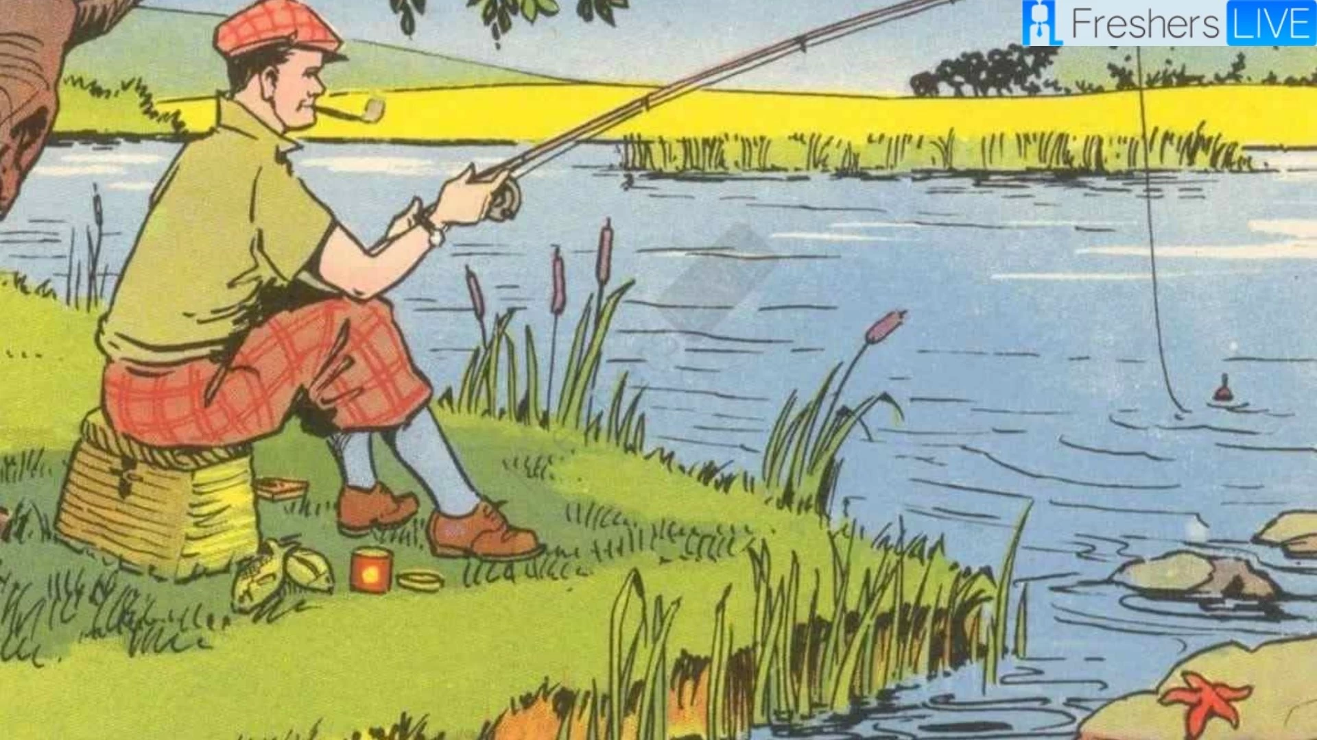How Intelligent Are You? Tell What Is Wrong With The Fishing Picture In 8 Seconds!