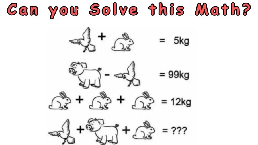 Brain Teaser IQ Test: Can you Solve this Math?