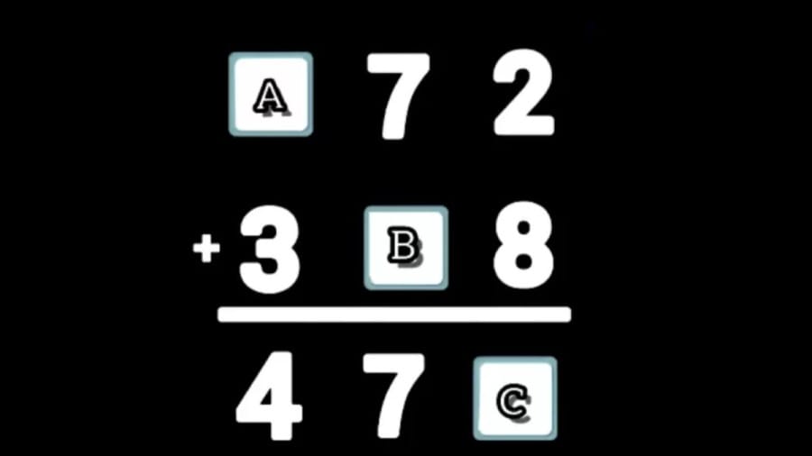 Brain Teaser for Genius: Using the Clues Find The Value Of A, B, C