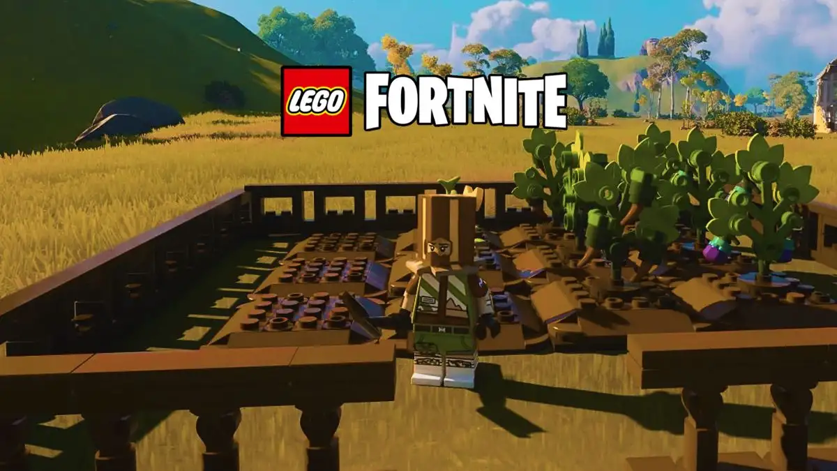 How to Make a Garden in LEGO Fortnite, Garden in LEGO Fortnite