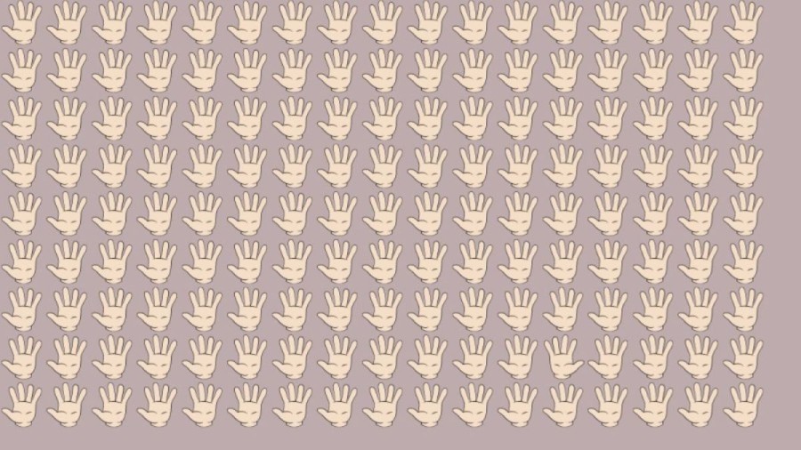 Optical Illusion: Only 2% of People with Sharp Eyes can find the Odd Hand
