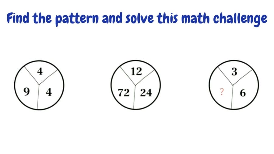 Brain Teaser: Find the pattern and solve this math challenge